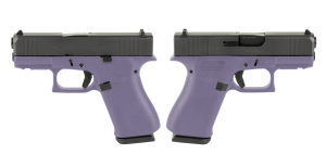 GLOCK G43X 9MM PISTOL 3.41" PURPLE ORCHID NIGHT SIGHTS 2-10RD MAGS