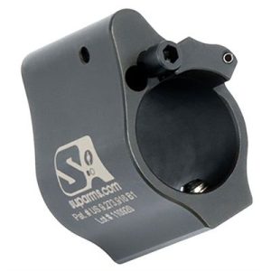 AR-15 SOLID ADJUSTABLE GAS BLOCK .625'' BLACK