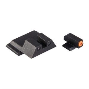 S&W M&P M2.0, SD9/40 ORANGE FRONT & BLK SQUARE NOTCH REAR