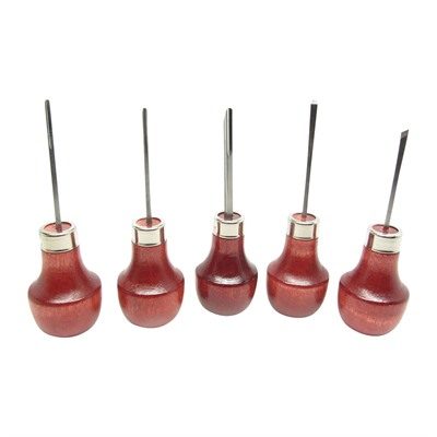 #107M SUB MINI PALM WOODCARVING 5 PIECE SET