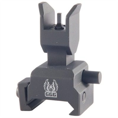 p_336000042_1 1.8'' FLIP-UP BACKUP FOREARM FRONT SIGHT ALUMINUM BLACK