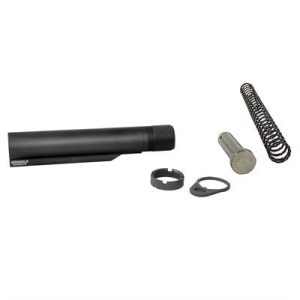 AR15 PREMIUM MILSPEC BUFFER TUBE ASSEMBLY W/SUPER 42, H2 BLK