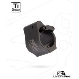 AR-15 SOLID TITANIUM ADJUSTABLE GAS BLOCK .936'' BLACK