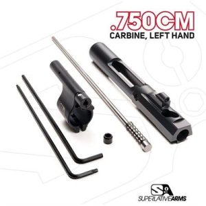 AR-15 ADJ PISTON SYSTEM W/CLAMPON .750'' GAS BLOCK CARBINE LH