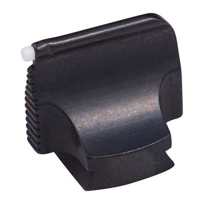 .570'' BARREL MOUNTED 1/16'' 57-W FRONT SIGHT STEEL WHITE
