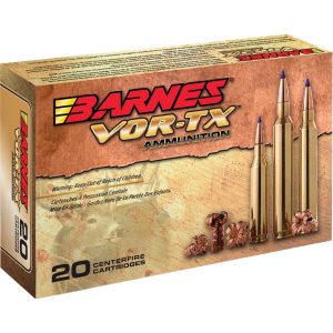 Barnes VOR-TX Rifle Ammo 6.5 PRC 130 gr. TSX BT 20 rd.