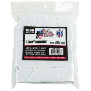 COTTON FLANNEL PATCHES - 6-7MM, 1000 COUNT