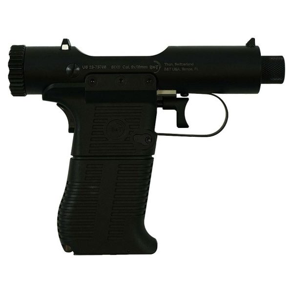 https3A2F2Fmedia.chattanoogashooting.com2Fimages2Fproduct2FKHBT4101112Fb2526t-six9-bolt-action-pistol-9mm_0003_right B&T Six9 Bolt Action Handgun 9mm Luger 9rd Magazine 3.5" Barrel Black Suppressor Sold Separately