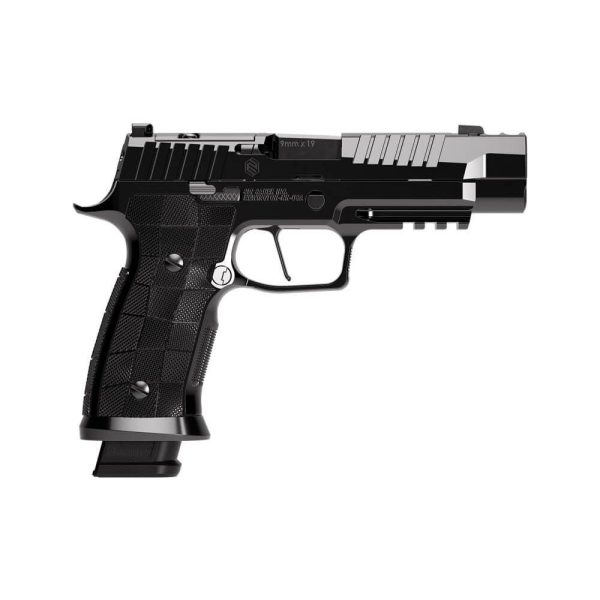 https3A2F2Fmedia.chattanoogashooting.com2Fimages2Fproduct2FXI6926202FXI6926208.jpg Sig Sauer Reserve Collection P320-SXG Handgun 9mm Luger 21rd Magazines(3) 3.9" Compensated Barrel Hi-Polish DLC