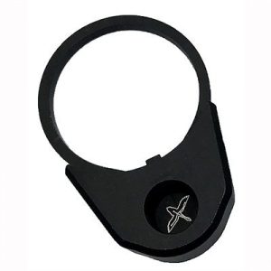 END PLATE W/ 3-QD SLING SWIVEL SOCKETS BLACK DLC