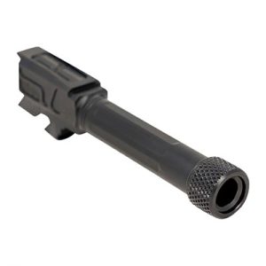 MATCH 9MM THREADED STRAIGHT BBL FOR GLOCK 43/43X BLACK
