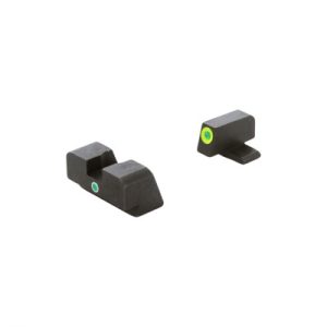 I-DOT SIGHT SET LUMIGREEN OUTLINE  FOR FN HIGH POWER BLACK