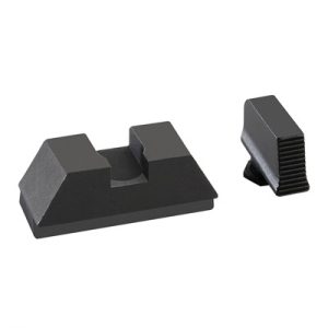 2L OPTIC COMP SIGHTS SERRATD FRONT .240''F /.315''R FOR GLOCK