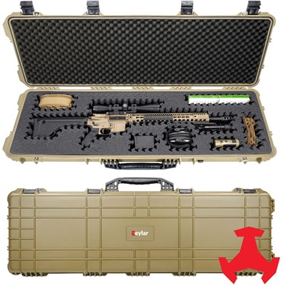 p_430114422_1w.jpg 48'' HARD RIFLE CASE W/RAGAR FOAM INSERT TAN