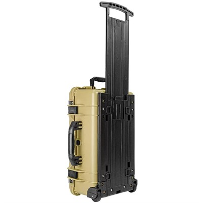 p_430114426_5w.jpg 22'' CARRY-ON ROLLER HARD CASE W/RAGAR FOAM INSERTS TAN