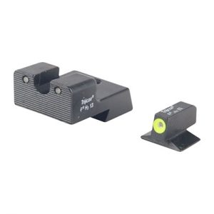 1911 NOVAK CUT HD NIGHT SIGHT SET YELLOW FRONT OUTLINE
