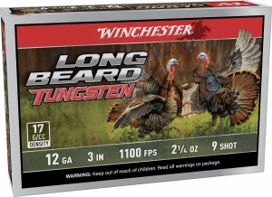 WINCHESTER 12 GA 3"  #9 LONG BEARD TS17 2-1/4 OZ 5RD/BX 10BX/CS