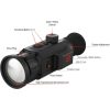 ATN ThOR 6 Mini 256 Thermal Scope 3.5-28x, 256X192Sensor Black w/Wi-Fi & Recording
