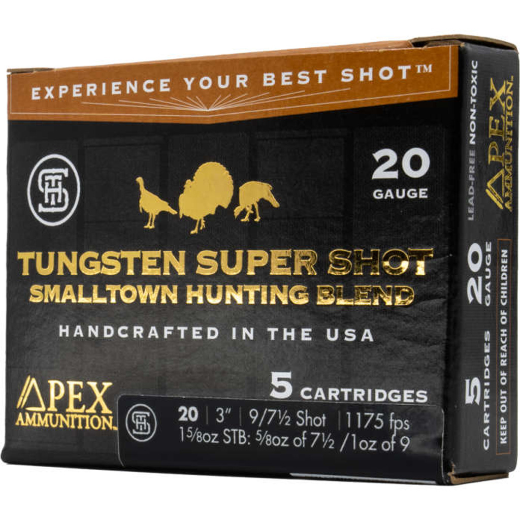 Apex Turkey TSS Smalltown Hunting Blend 20 ga. 3 in. 7.5/9 shot 5 rd