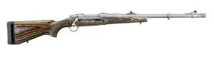 RUGER HAWKEYE GUIDE GUN 30-06SPFLD 20" MTTE STS THRDED, GRN MTN LAM STOCK, 4RD