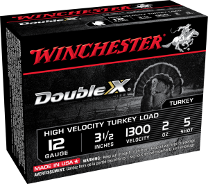 WINCHESTER DOUBLE X 12GA 3.5" #5 SUPREME 10RD BX 100RD CASE