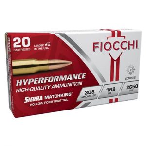 HYPERFORMANCE 308 WIN 168GR MATCHKING HPBT 20/BOX