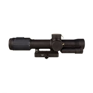 VCOG 1-8X28MM FFP ILLUM RED MOA CROSSHAIR DOT BLK W/Q-LOC MT