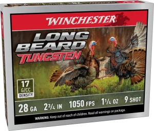 WINCHESTER 28 GA 2-3/4" #9 LONG BEARD TS17 1-1/4 OZ 5RD/BX 10BX/CS