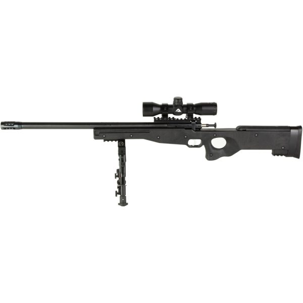 1215080_2 Keystone Crickett Precision Rifle Package 22 lr 16.1 in. Black w/Carbon Brrl, Scope, Bi-Pod