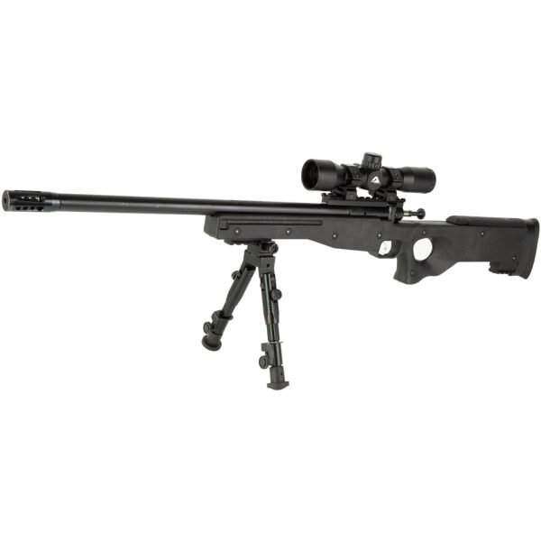 1215080_3 Keystone Crickett Precision Rifle Package 22 lr 16.1 in. Black w/Carbon Brrl, Scope, Bi-Pod