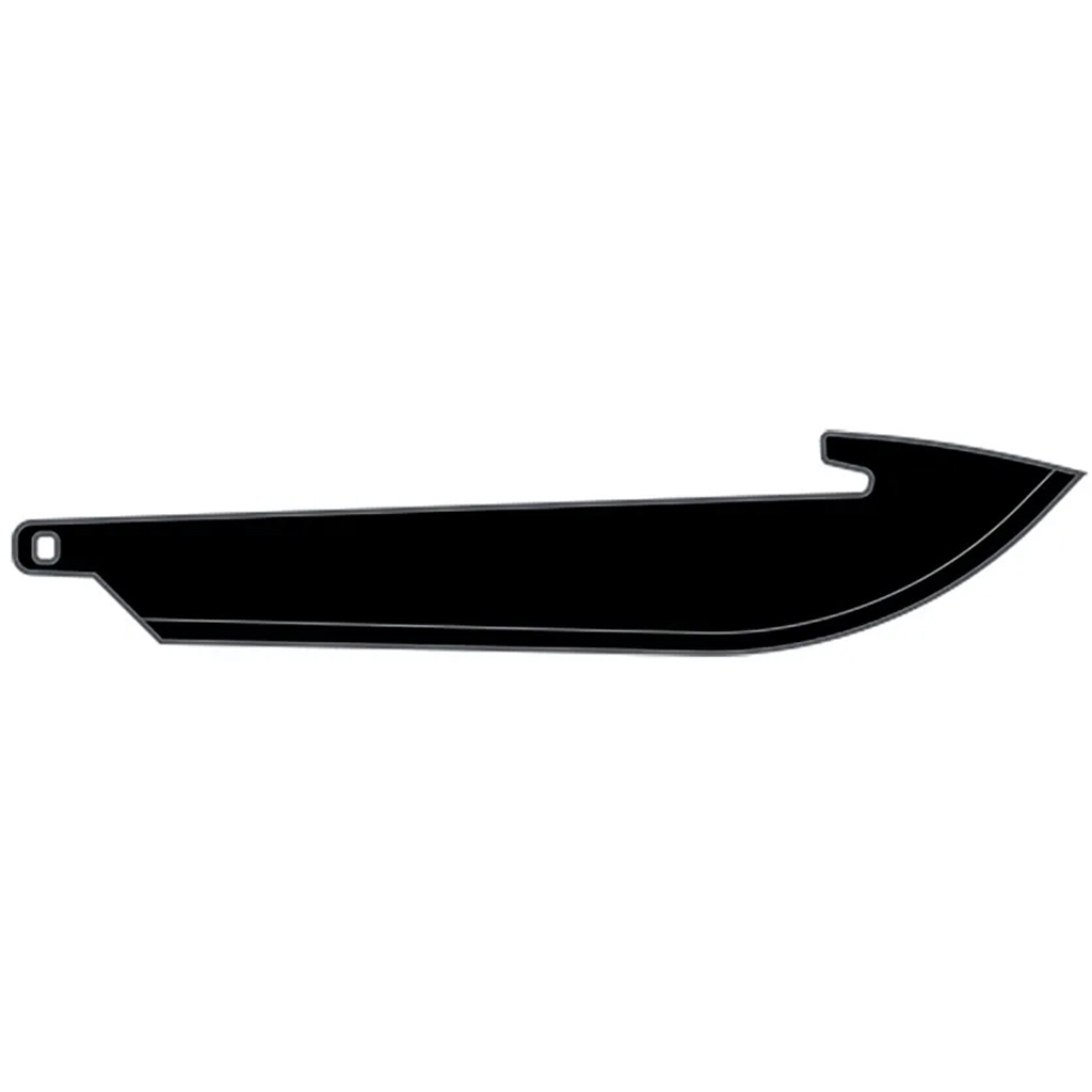 Outdoor Edge 3.5” Drop-Point Blade Pack Black, 6 Blades