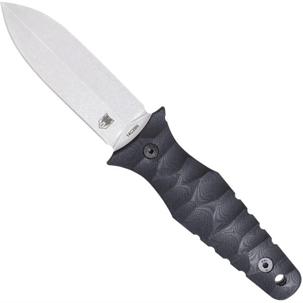 1410054_1.jpg CobraTec Claymore Single Blade Dagger Fixed Blade Satin Stonewash