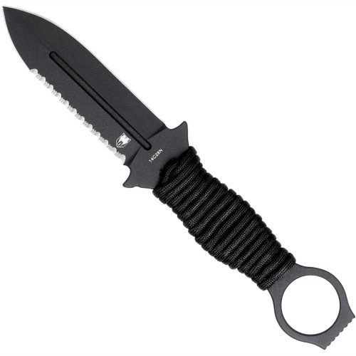 1410057_3.jpg CobraTec Ringed Claymore Dagger Fixed Blade Black
