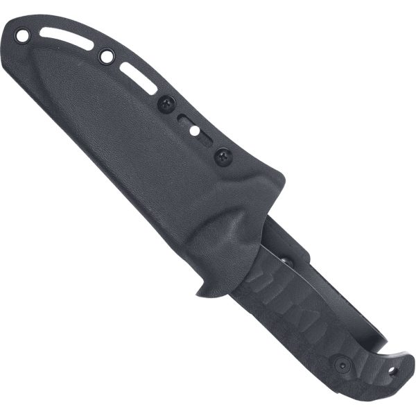 CobraTec PSK Knife Black Dark Stonewash Fixed Blade Black Satin Stonewash