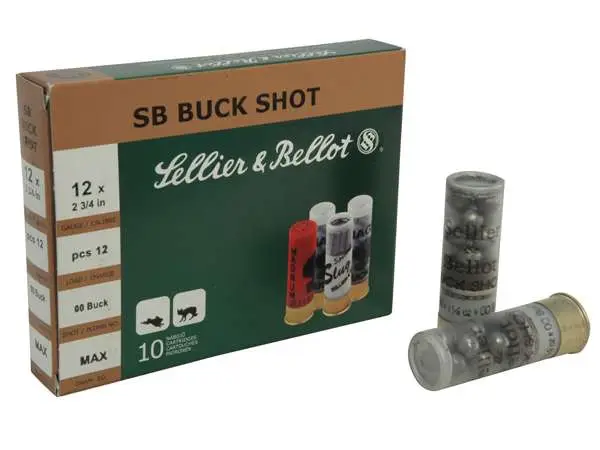 19604-14255056 SELLIER & BELLOT 12GA 2.75 4BUCK 25RD BOX 10 BOXES PER CASE