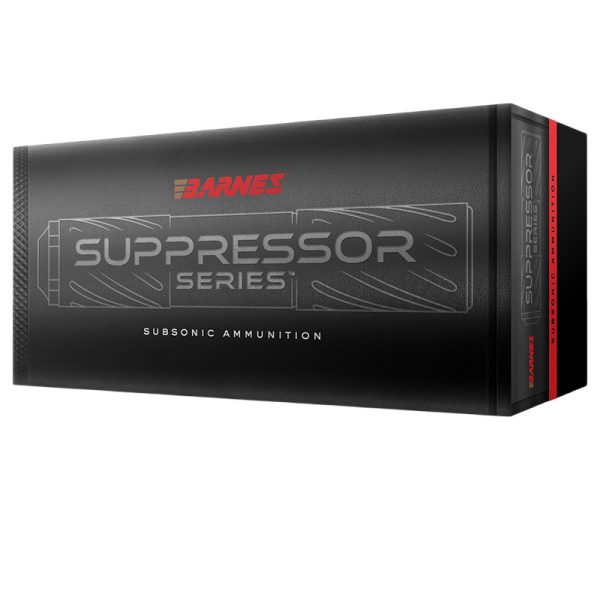 https3A2F2Fmedia.chattanoogashooting.com2Fimages2Fproduct2FBX325222FBX325221 Barnes Suppressor Series Sierra JHP Handgun Ammunition 9mm Luger 147gr JHP 985 fps 50/ct
