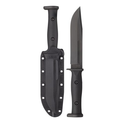 https3A2F2Fmedia.chattanoogashooting.com2Fimages2Fproduct2FKY13102FKY1310-2 KA-BAR Slabby Fixed Blade Knife 6-9/10? 1095 Cro-Van Nylon Handle Black