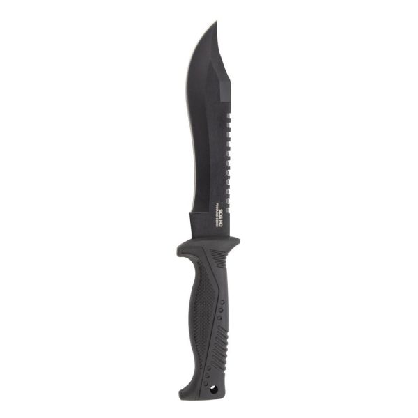 https3A2F2Fmedia.chattanoogashooting.com2Fimages2Fproduct2FSGSOG174404432FSGSOG17440443-1.jpg SOG Knives Pinnacle Bowie Fixed Knife 7-1/2" Clip Point Blade Black