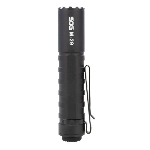 https3A2F2Fmedia.chattanoogashooting.com2Fimages2Fproduct2FSGSOG596506572FSGSOG59650657-1.jpg SOG Knives M-29 Flashlight 2000 Lumens Black