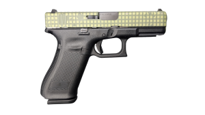 GLOCK 45 V DNC 9MM PISTOL 4" BLACK-BLK/GRN SLIDE FXD 3-17RD MAGS