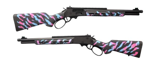 SMITH & WESSON 1854 STEALTH HUNTER MIAMI TIGER STRIPE 45LC LEVER ACTION 16.3" 8+1RD