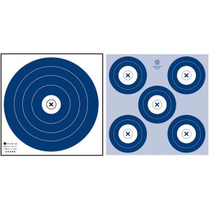 Maple NFAA Dual 1-Spot/5-Spot Target 25 pk.