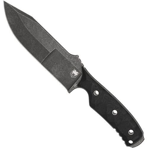 1410882_1 CobraTec Recondo G10 Fixed Blade Knife Fixed Blade Black/Stonewash