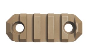 GROVTEC RAIL MLOK 5 SLOT 2.2" COY