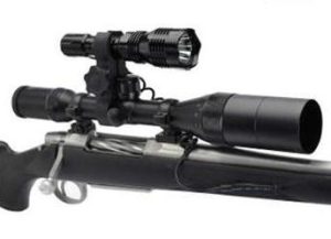 Cyclops Varmint Light Kit - Gun Mounted Red/Green LED / 250 Lumen / Rechargeable