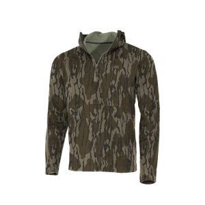 Muddy DV8 Quest Midweight Quarter Zip Hoodie Mossy Oak Bottomland M