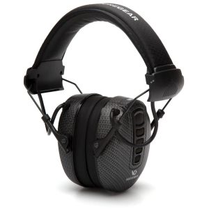 Pyramex Clandestine Electronic Earmuff 24dB Black Graphite Pattern
