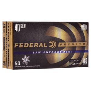 FEDERAL PREM 40S&W 180GR HST JHP 50RD BOX 1000RD CASE