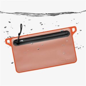 DAKA WATERPROOF WINDOW POUCH MEDIUM ORANGE