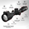 ATN ThOR 6 Elite 384 Thermal Scope 2.5-20x, 384X288 Sensor Black w/Wi-Fi & Recording